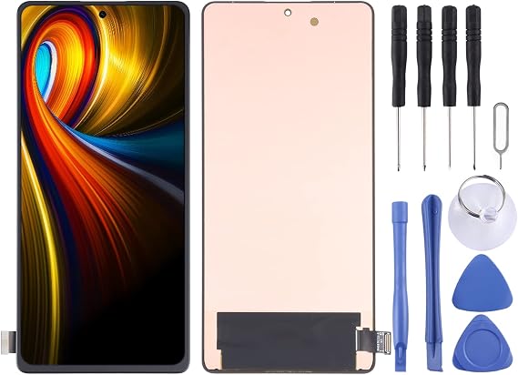 CHENYAN AMOLED Material LCD Screen and Digitizer Full Assembly for Xiaomi Poco F3 GT MZB09C6IN M2104K10I