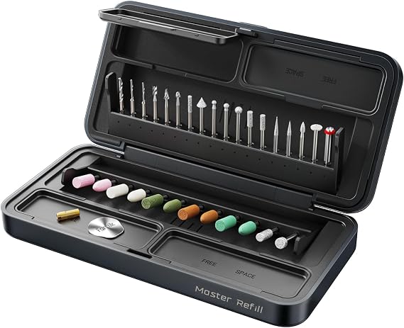 Fanttik Master Refill 42Pcs 3/32" Rotary Tool Accessories Kit for F2 Master