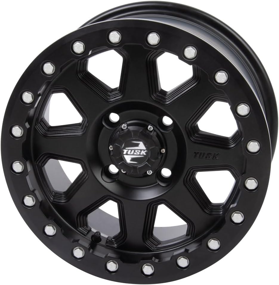 TUSK 4156 Uinta Beadlock Wheel 15x7 5.0  2.0 Matte Black Compatible with POLARIS GENERAL 1000 EPS 2016-2025