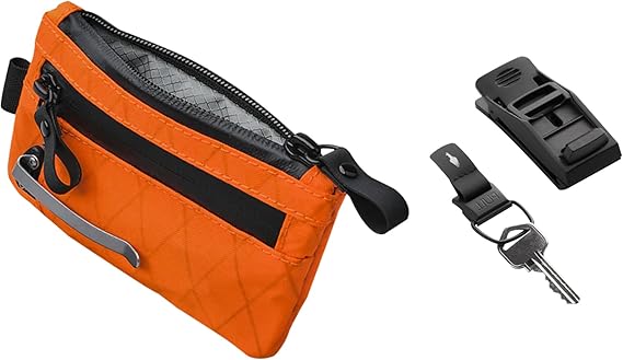 ALPAKA HUB Keychain and Zip Pouch Pro - Quick Release Magnetic System, Secure and Functional Clip, RFID Blocking, ID Card Holder, YKK Zippers for Mens Wallet with Multi-tool Slot, Weatherproof Fabric