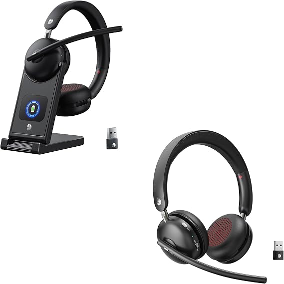 Dytole Wireless Headset with mic for Work