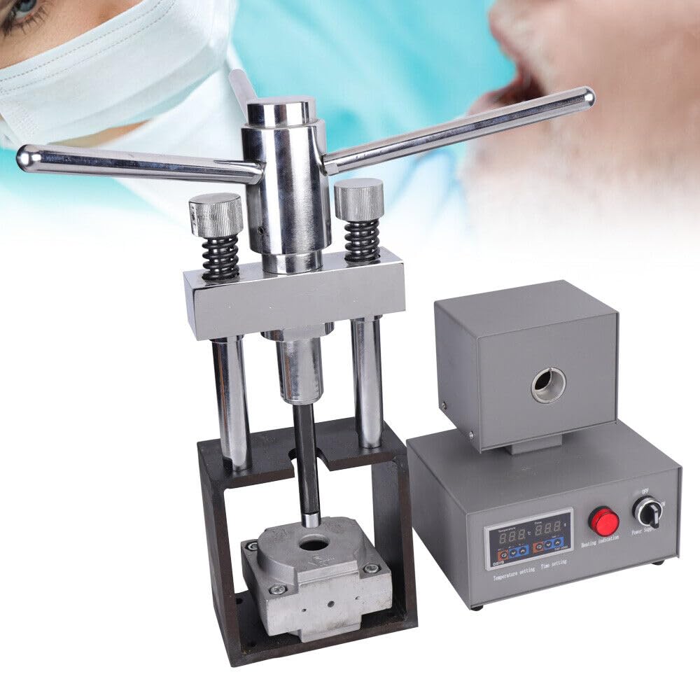 De-ntal Flexible De-nture Machine, Lab Equipment Electric Hydraulic Press Dentistry Injection System Electric Display De-ntal Injection System Invisible De-nture Injection Molding Machine