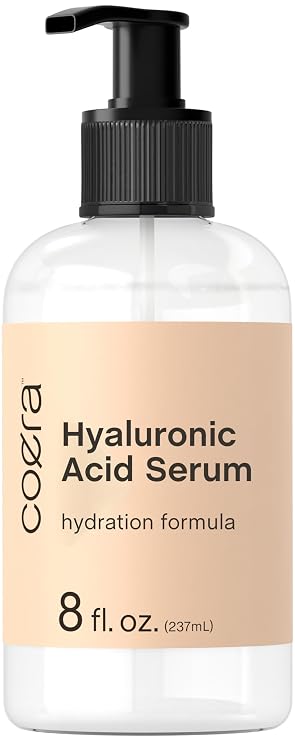 Coera Hyaluronic Acid Serum | 8 fl oz | Moisturizing and Hydrating