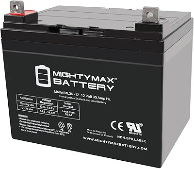 Mighty Max Battery 12V 35AH Battery for C.T.M. Mobility Scooter