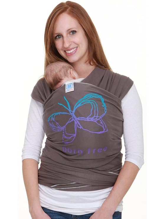 Moby Wrap Baby Carrier Designs (Born Free Slate)