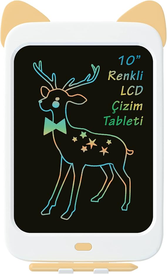 Xiaomi Wicue 10” Sarı Kedi LCD Dijital Renkli Çizim Tableti