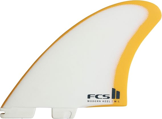 FCS II Modern Keel PG M-L Mango/White Fins