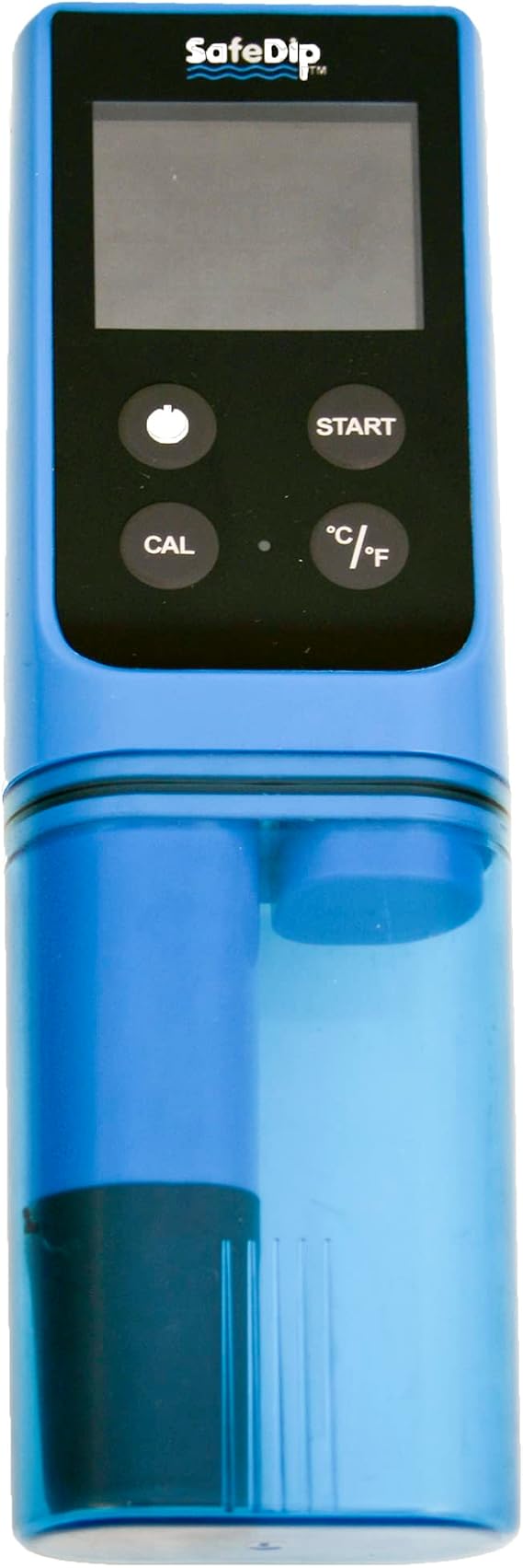 Solaxx MET01A SafeDip Digital Test Meter for pH, Chlorine, Salt and Temperature Blue
