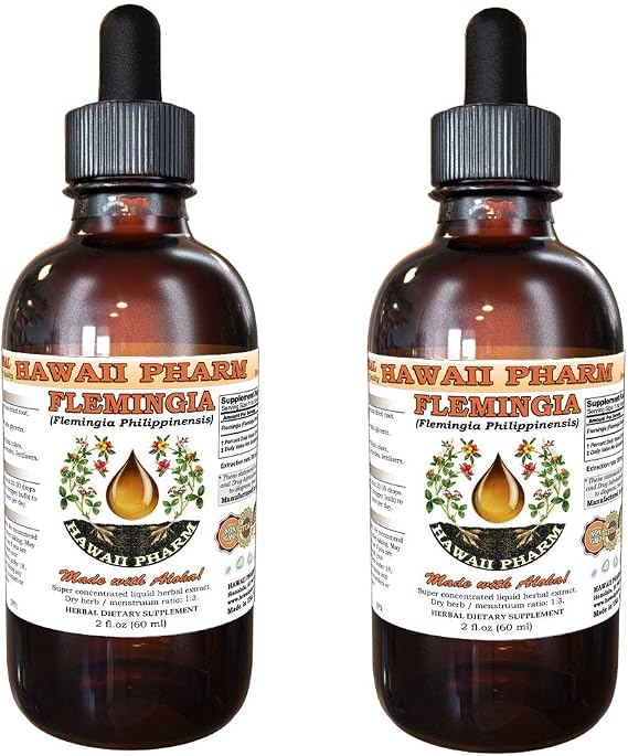 Flemingia (Flemingia Philippinensis) Tincture Dried Root Liquid Extract, Flemingia, Herbal Supplement 2x2 oz