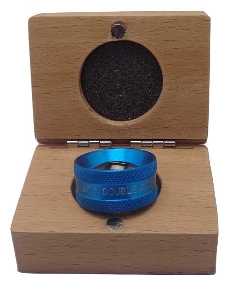 Top Quality 90D Blue Clear Double Aspheric Lens Ophthalmology Equipment Accessories with Case