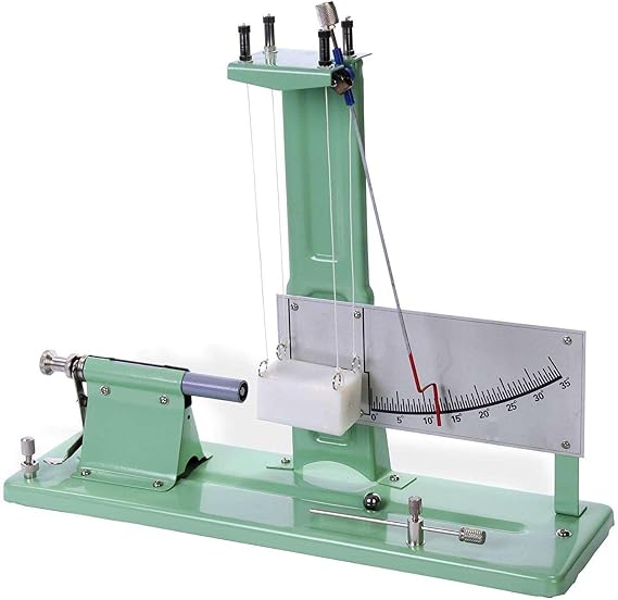 Sci-Supply Ballistic Pendulum Tester Projectile Velocity & Inelastic Collision Physics Apparatus Conservation of Momentum & Energy Lab for AP & College Mechanics