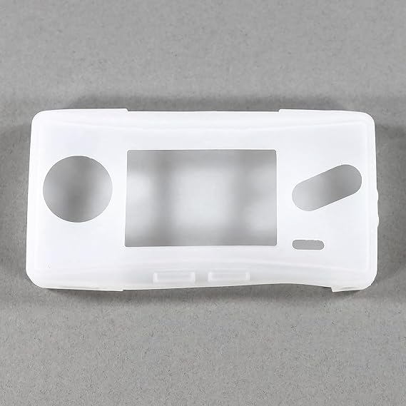 Silicone Case Soft Protective Shell for GBM Gameboy Micro Skin Cover Sleeve (White)