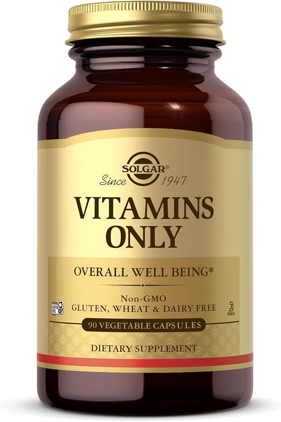 Solgar - Vitamins Only Vegetable Capsules 90 Count