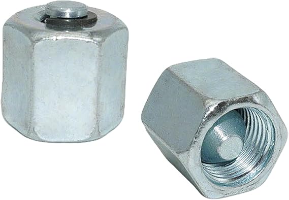 2 Pack 16mm M16 Block-Off Fuel Rail Cap Set, Compatible with Cummins
