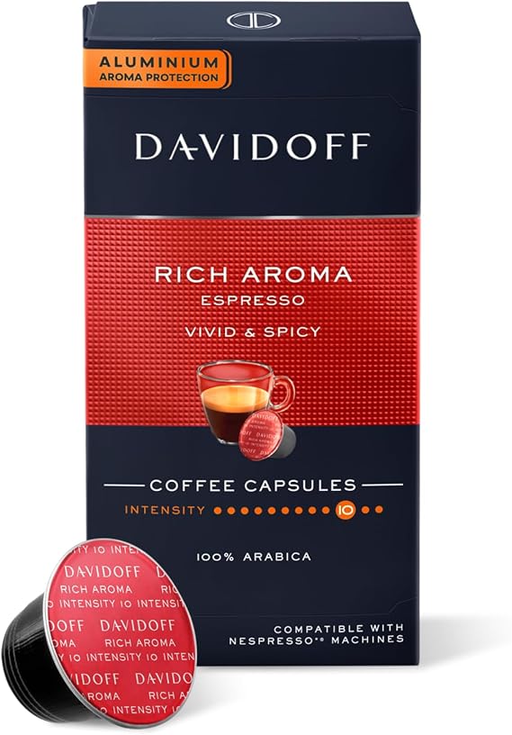 Davidoff Rich Aroma Espresso 10lu Kapsül Kahve, DRAE10