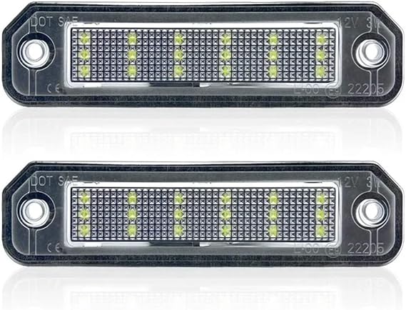 Rear Number Plate Light For Civic EJ EG EK For Coupe/Hatchback/Sedan CR-X Del Sol Integra SJ White LED Number License Plate Lights 2Pcs