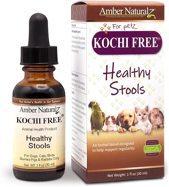 Amber NaturalZ Kochi Free for Pets, Healthy Stools & Intestinal Care, 1oz