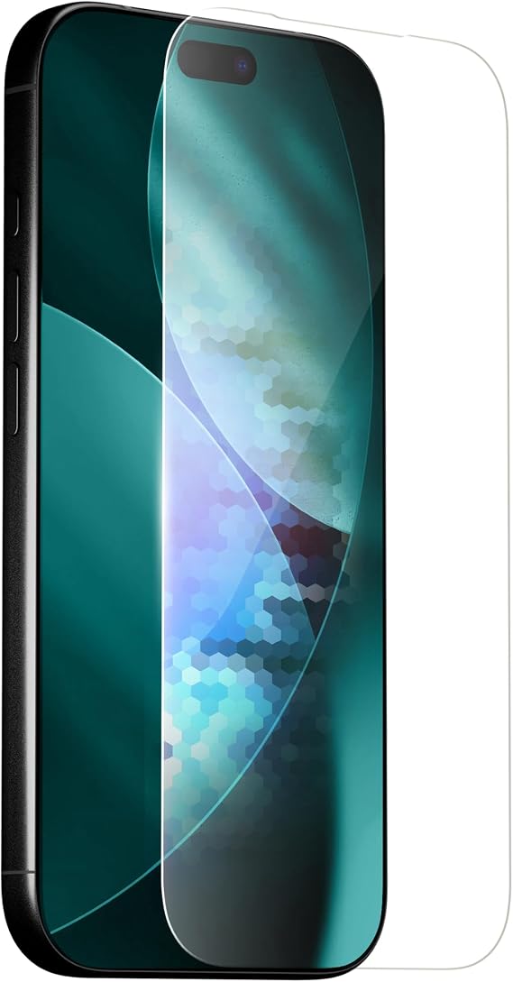 Mous Ceramic Screen Protector Compatible with iPhone 17, Tempered Glass Shatterproof