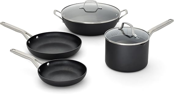 Calphalon Hard-Anodized Nonstick 6-Piece Cookware Set
