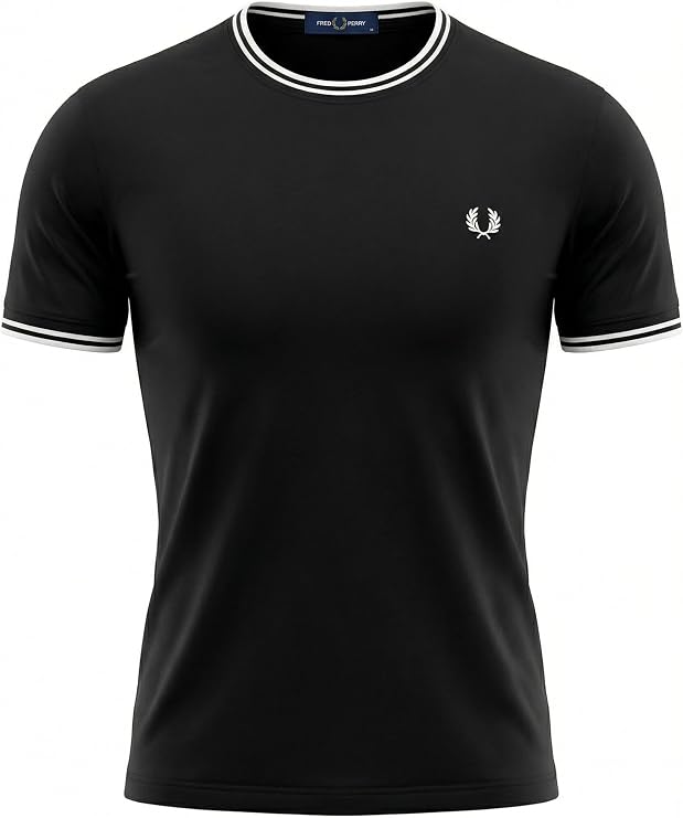 Fred Perry Twin Tipped T-Shirt Navy