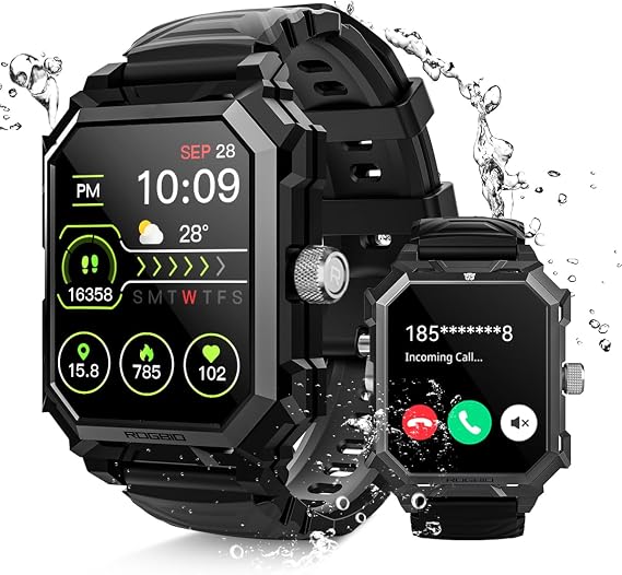 Rogbid Military Smart Watch for Men