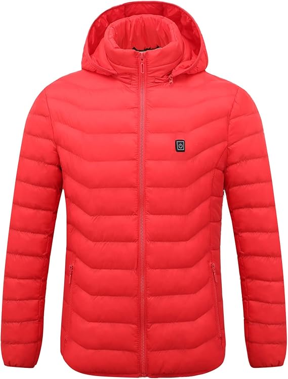 Generic Heated Jacket for Women Electric Heating Warm Coat Winter Warm Jacket Rechargeable USB Heated Jacket with Pocket