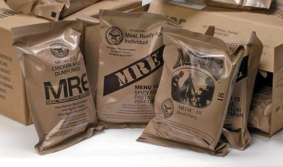 MRE Emergency Food Kit - 6 Pack w/Heater - Camping & Hiking | MRE Emergency Food Kit - 6-Pack with Entree, Dessert & Flameless Heater - Camping, Hiking, Outdoor Use