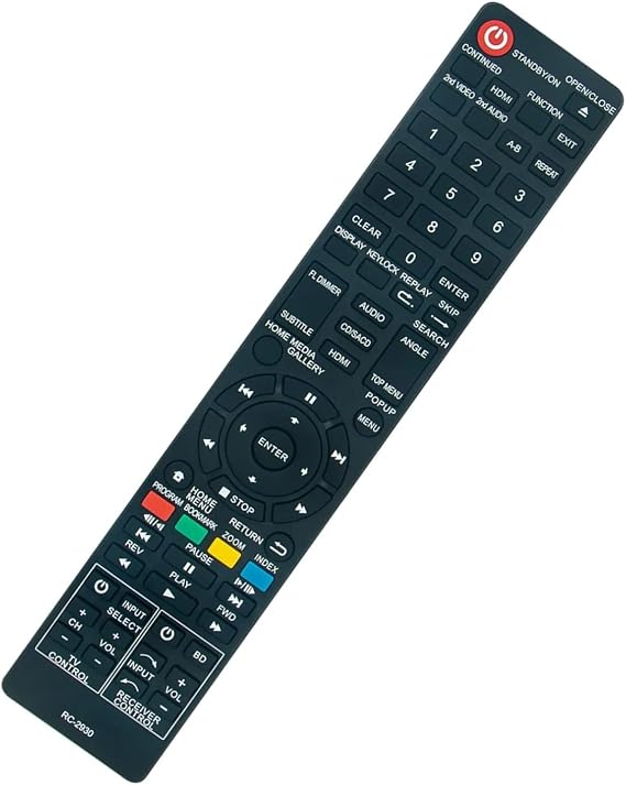 RC-2930 Replacement Remote Control Compatible with Pioneer Blu-Ray DVD Player BDP-62FD BDP-80FD BDP-140