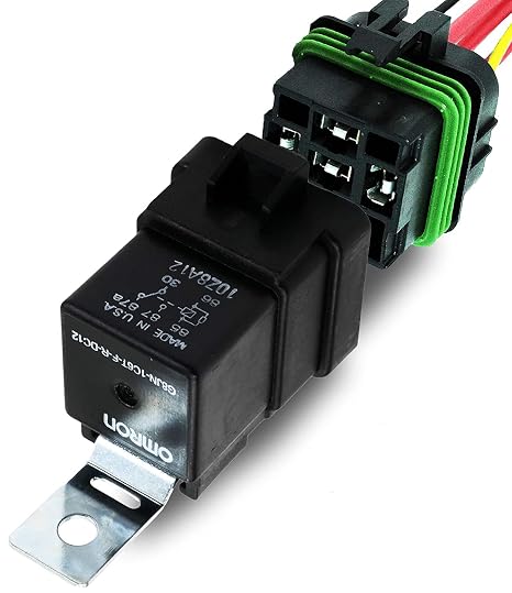 Aptiv 50/30 Amps Relay & 10" Wire Harness Weatherproof Automotive Connector