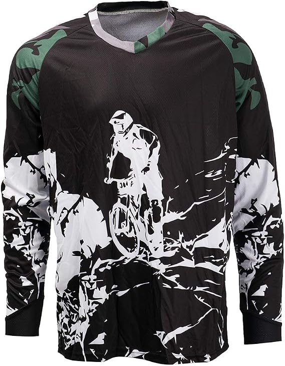 Men's Cycling Jersey MTB Shirt Mountain Bike Motorcycle Bicycle Clothes