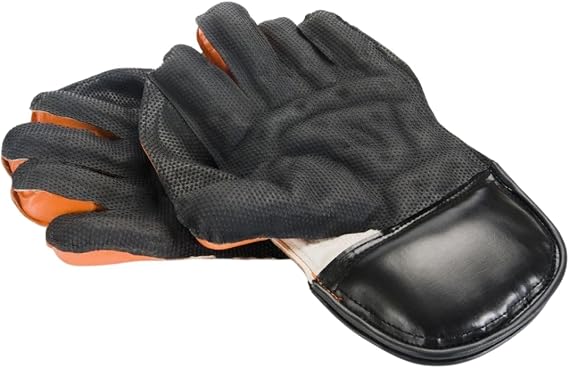 N A Sports Wicket Keeping Gloves | Lightweight Leather with High-Density Foam Padding | Embossed Fingertips & Large Catching Area | Towel Lining for Comfort | Ideal for Matches & Practice.