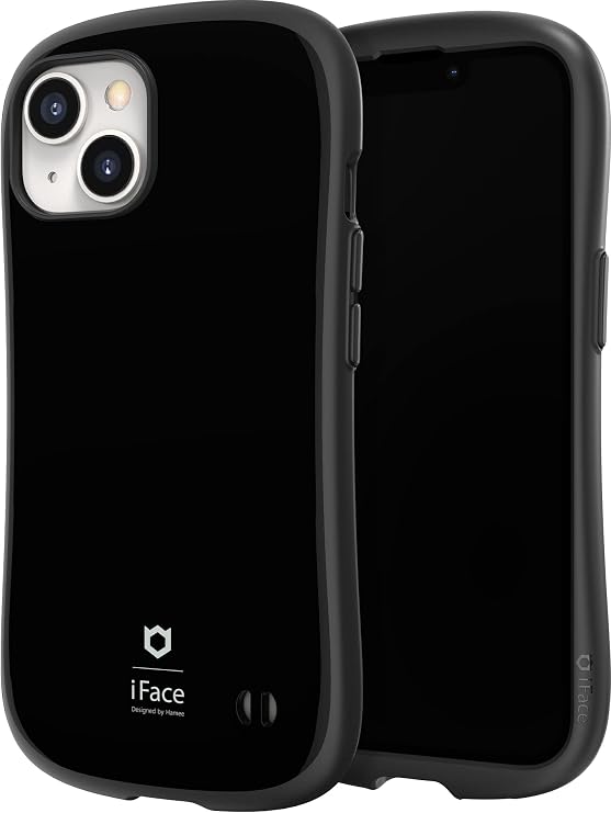 iFace First Class Designed for iPhone 14 Case (6.1") Cute Shockproof Protective Dual Layer [Hard Shell + Bumper] Phone Cover for Girls, Women [Drop Tested] - Black