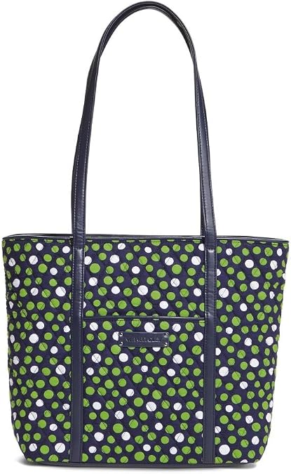 Vera Bradley Women's Cotton Small Trimmed Vera Tote Bag