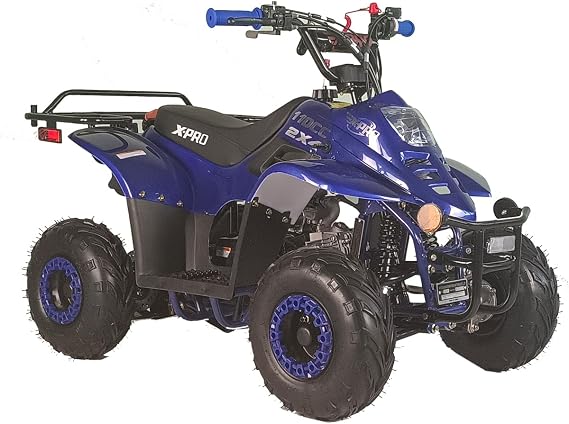 X-PRO 110cc ATV Quads ATV Quad ATVs 4 Wheeler (Blue)