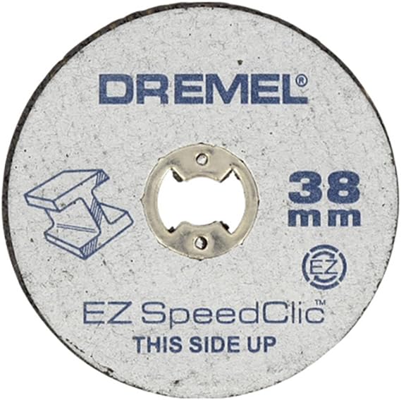 Dremel EZ SpeedClic SC456B Metal Cutting Wheel 12-pack, 12 Cutting Wheels with 38mm Cutting Diameter for Rotary Tools