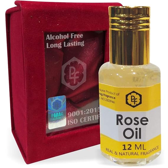 Parag Fragrances Rose Oil. Attar 12ml With Precious Gift Pack|Best Attar For Man|Long Lasting Attar|Ittar|Attar|Perfume|Fragrance Oil|Gift For Man Also Available in 25ml/100ml/500ml