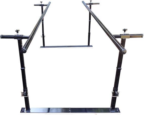 Physical Therapy Parallel Bars - Adjustable Height and Width Model 7ft - Heavy Duty - Made in the USA