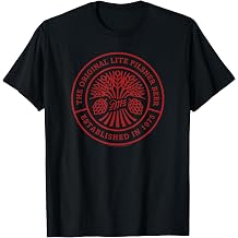 Coors Original Lite Pilsner Hop Circle Design T-Shirt