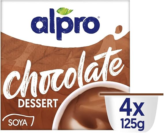 Alpro Chocolate Soya Dessert - 4 x 125g