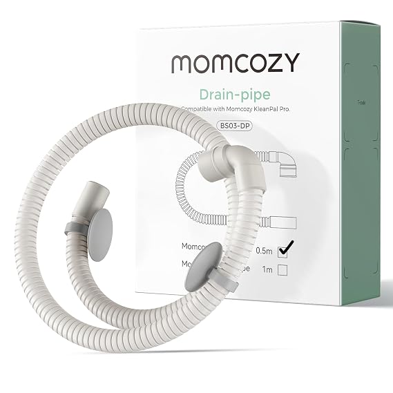 Momcozy Soft & Safe Drain Hose for KleanPal Pro Baby Bottle Washer Flexible, Durable Replacement Accessory for Easy Water Drainage (0.5M)