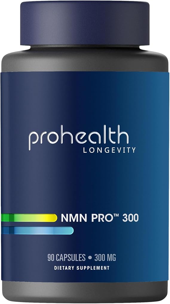 ProHealth NMN Pro 300 (90 Capsules) Clinically Studied Uthever NMN. NAD+ Precursor for Cellular Energy, Mitochondrial Support & Healthy Aging. USA Manufactured, Triple Lab-Tested