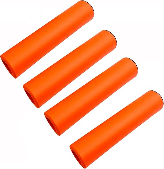 2 Pair Foam Handlebar Grips,Soft Ultralight High Density Mountain Spong Handlebar Grips for Mountain Bikes,Motorcycles and Road Bikes