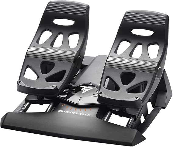 Thrustmaster TFRP T.Flight Rudder Pedals - PC, PS5, PS4 en Xbox Series X|S İçin S.M.A.R.T Teknolojili Uçuş Simülasyonu Dümen Pedalları - Hassas Fren ve Dümen Kontrolü