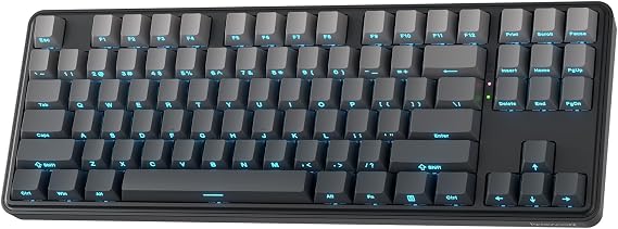 Redragon K707 PRO GB 80% Wireless Gasket RGB Gaming Keyboard, 3-Modes Gradient TKL Mechanical Keyboard w/Hot-Swap Socket, PBT Round Keycaps & 5-Layer Noise Dampening, Custom Linear Switch