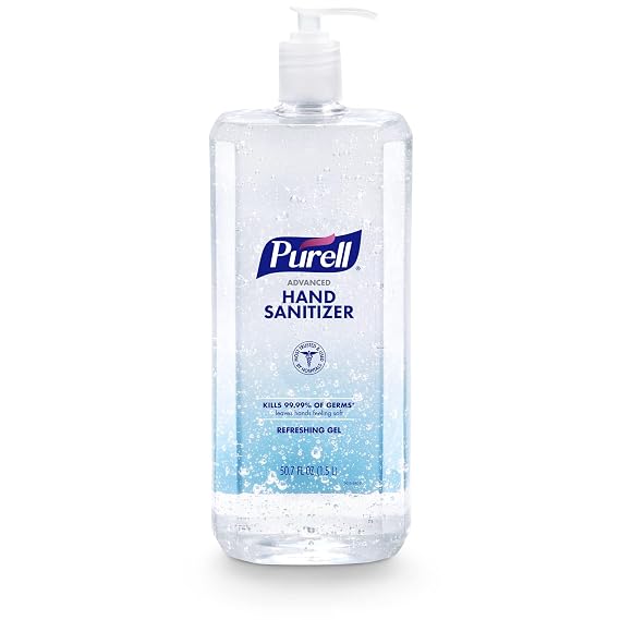 Purell Hand Sanitizer Refreshing Gel Pump Bottle, 1ct x 1.5 Liter - 5015-04