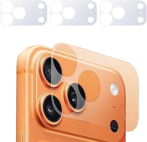 3 Pack Camera Protector Hollow Lens Film Matte Scratch Resistance Guard Protectors For iPhone 17 Pro Max Only