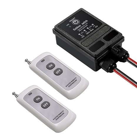 Waterproof Wireless Relay Switch,DC12V-72V 40A Relay Switch