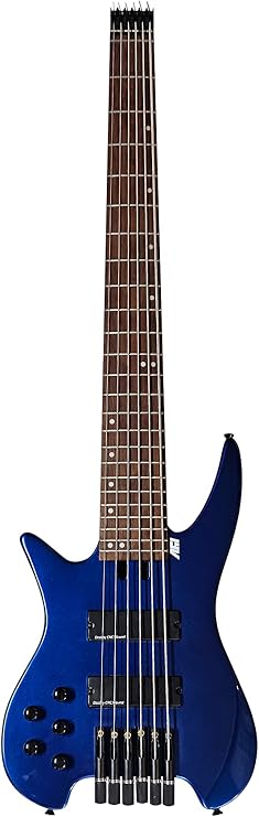 IYV-IBHL6-400 LH, 6 String Headless, Metallic Blue, Left hand