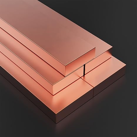 Bulk Discount Copper Flat Bar 0.5-5mm x 5-15mm x 500mm, 99.9% Pure(5mmx10mm)
