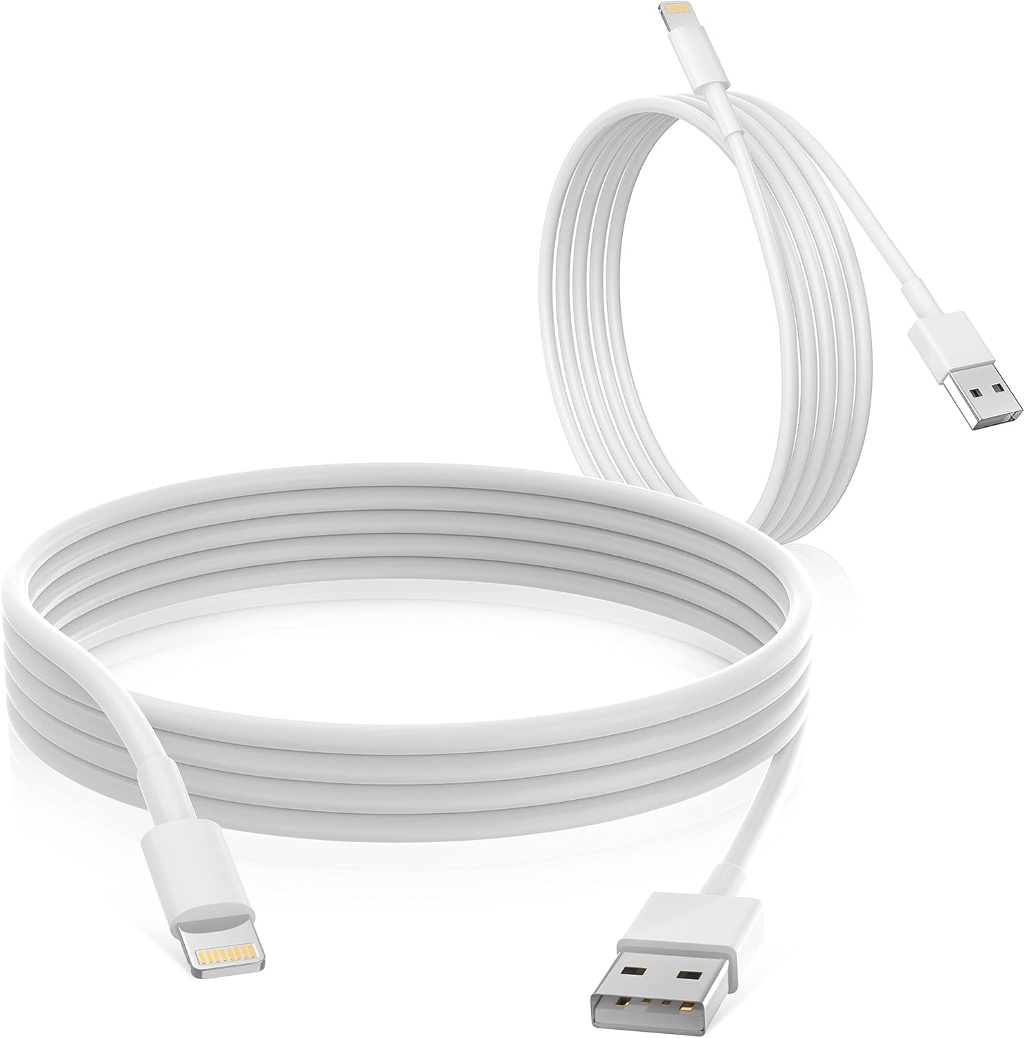Uzento for iPhone Charger Cord,2 Pack Original USB to Lightning Cable Apple MFI Certified 1Ft, Fast iPhone Charging Cord for iPhone 11/11Pro/11Max/ X/XS/XR/XS Max/8/7/6/5S/SE